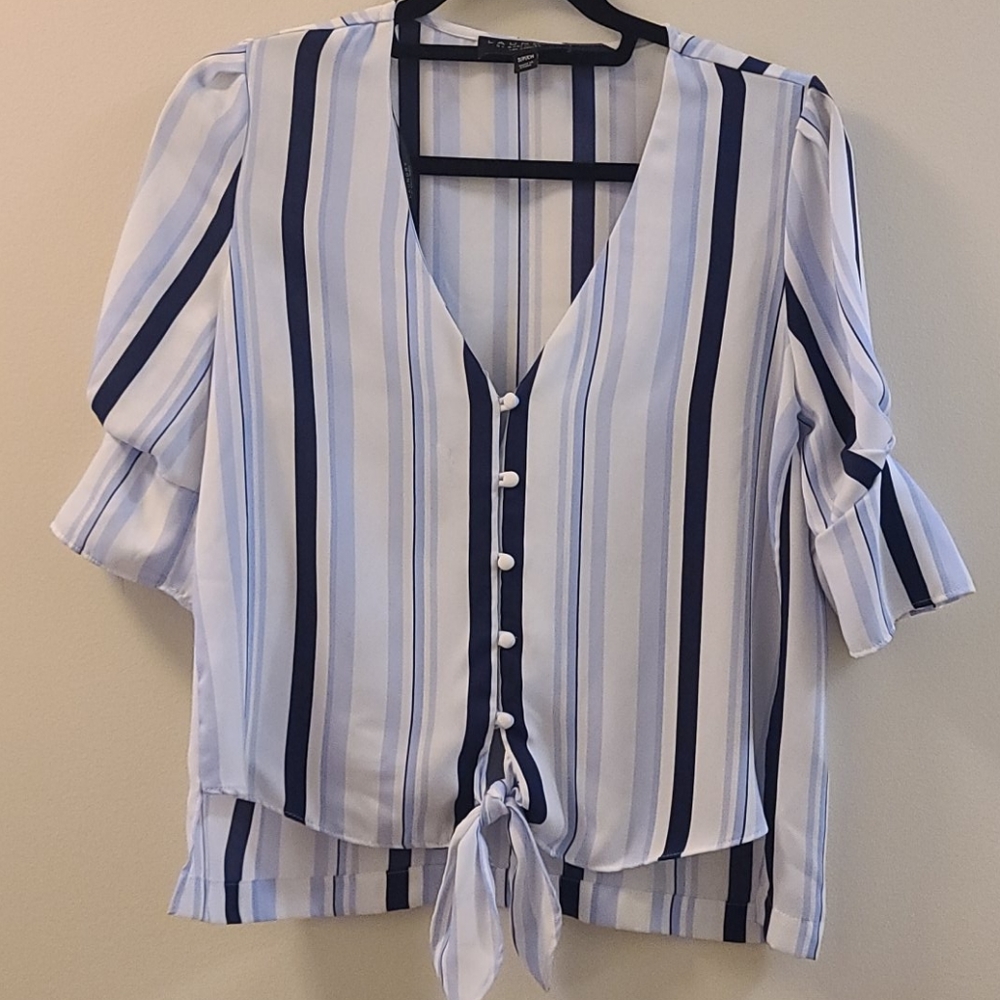 Stripe Blouse Small